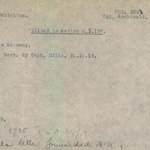 Soldier packet page