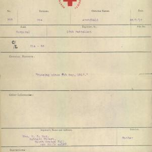 Soldier packet page