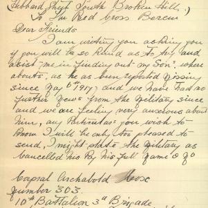 Soldier packet page