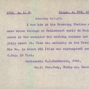 Soldier packet page