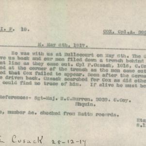 Soldier packet page