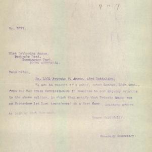 Soldier packet page