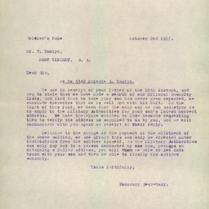 Soldier packet page