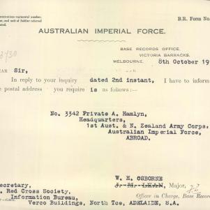 Soldier packet page