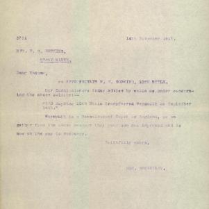 Soldier packet page