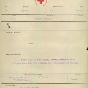 Soldier packet page