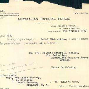 Soldier packet page