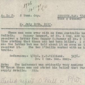 Soldier packet page