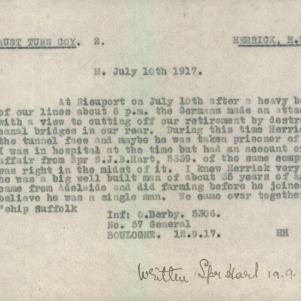 Soldier packet page