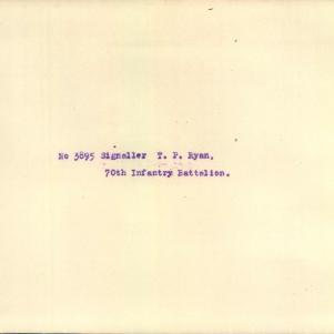Soldier packet page