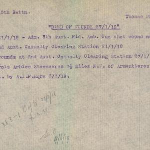 Soldier packet page