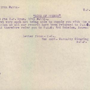 Soldier packet page