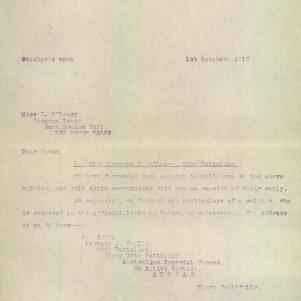 Soldier packet page