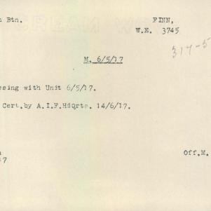 Soldier packet page