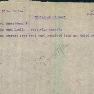 Soldier packet page