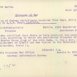 Soldier packet page