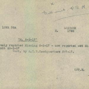 Soldier packet page