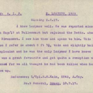 Soldier packet page