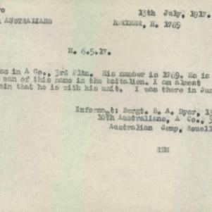 Soldier packet page
