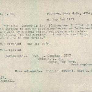 Soldier packet page