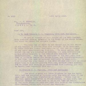 Soldier packet page