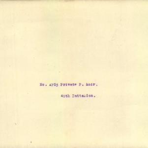 Soldier packet page