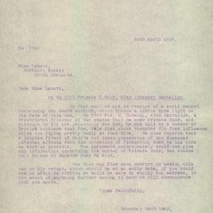 Soldier packet page