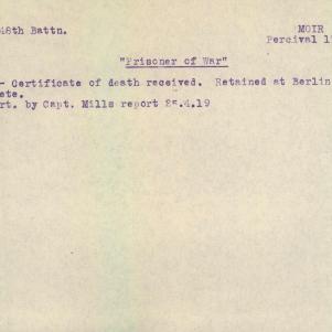 Soldier packet page