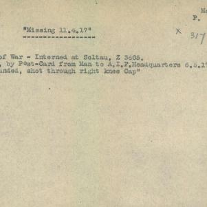Soldier packet page