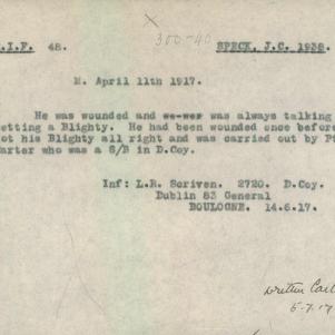Soldier packet page