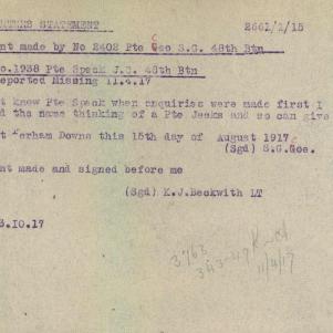 Soldier packet page
