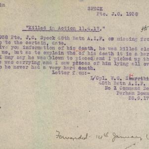 Soldier packet page