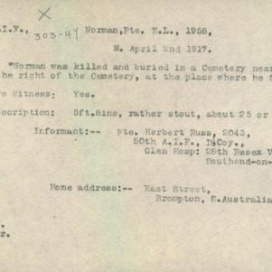 Soldier packet page