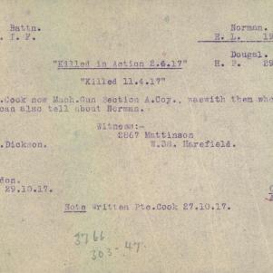 Soldier packet page
