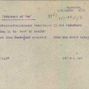Soldier packet page
