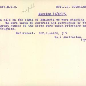 Soldier packet page