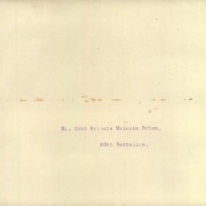 Soldier packet page