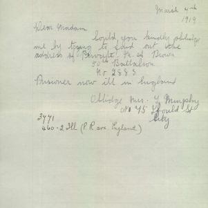 Soldier packet page