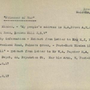 Soldier packet page