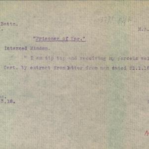 Soldier packet page