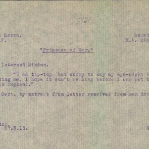 Soldier packet page