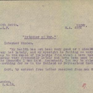 Soldier packet page