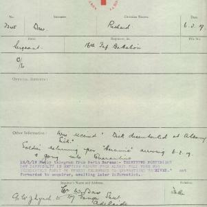 Soldier packet page