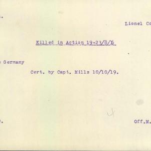 Soldier packet page