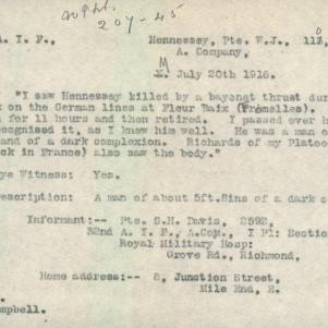 Soldier packet page