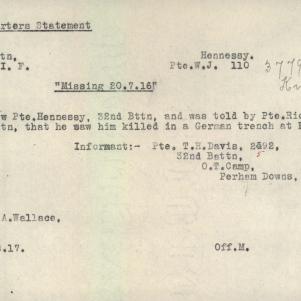 Soldier packet page
