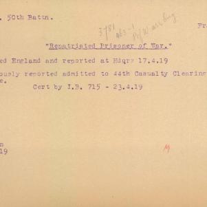 Soldier packet page