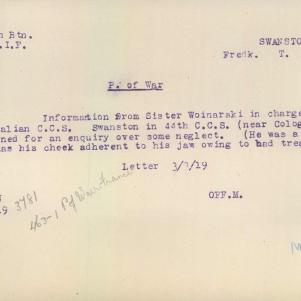 Soldier packet page