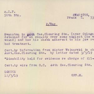Soldier packet page