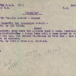 Soldier packet page